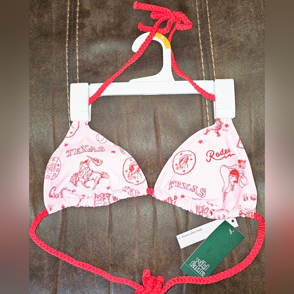 WILD FABLE swim top